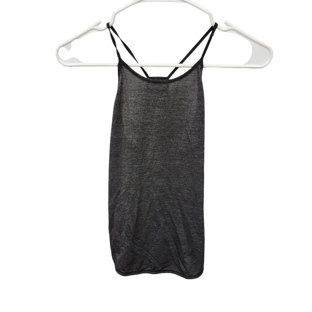LULULEMON Sleeveless Heathered Gray Top Size 2 ? NOTE